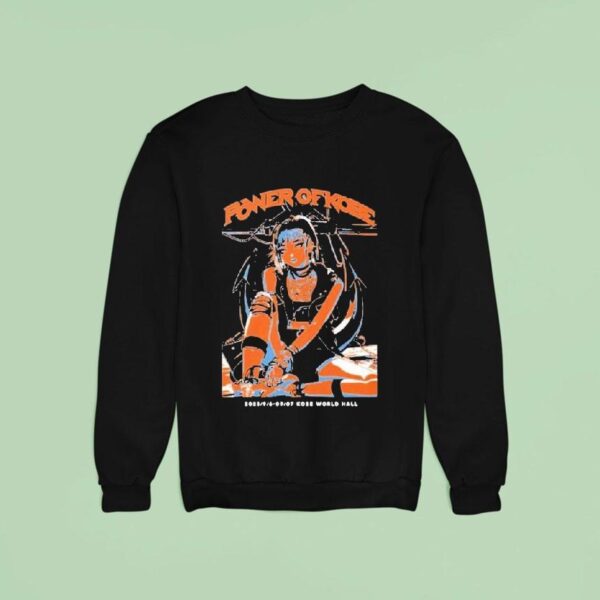 Power Of Kobe Event Dates With Anime Manga Character Style Punk Rock Sweatshirt