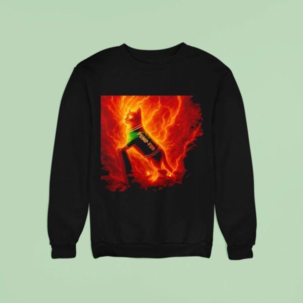 Pump Fun Cat Burn Sweatshirt
