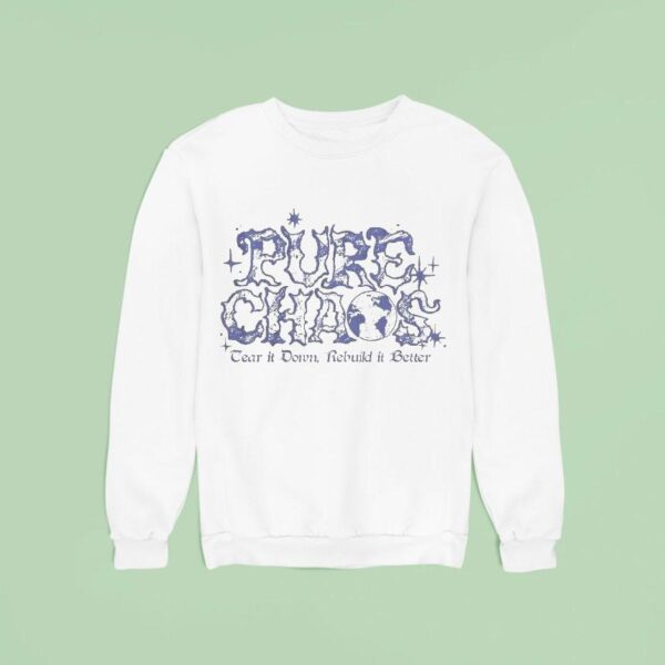 Pure Chaos Tear It Down Rebuild It Better Wizard Of Barge Fantasy Brigade Sweatshirt