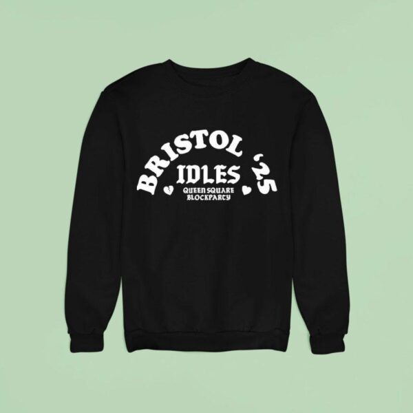 Queen Square Block Party Flocked Sweatshirt