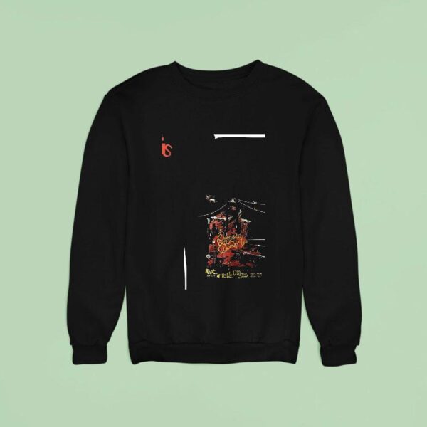 Queens Of The Stone Age Rock N Roll Circus Long Live The Queens Sweatshirt