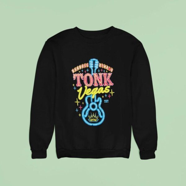 Randall King Tonk Vegas Guitar Neon Sweatshirt