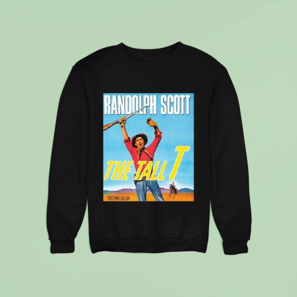 Randolph Scott The Tall T Technicolor Sweatshirt
