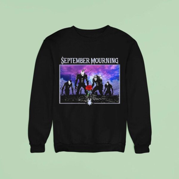 Reaper Rose September Mourning Graphic Sweatshirt