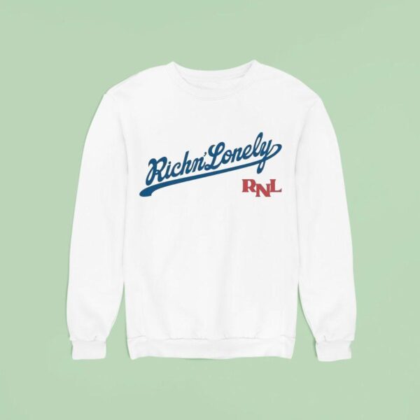 Rich And Lonely Brooklyn Los Angeles Dodgers Sweatshirt