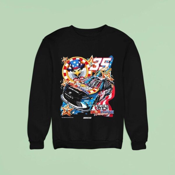 Riley Herbst Chumba Casino Xi Racing Nascar Eagle Sweatshirt