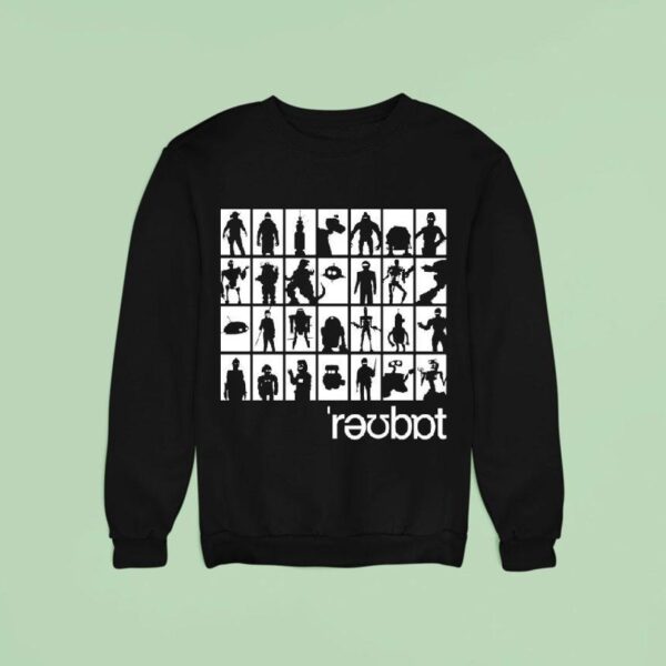 Robotic Characters From Tv And Film Sweatshirt