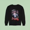 Ronald Acua Jr Atlanta Braves Player Graphic Signature Sweatshirt