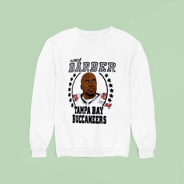 Ronde Barber Tampa Bay Buccaneers Football Cartoon Sweatshirt