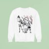 Rumi Mira And Zoey Of Huntr X From Kpop Demon Hunters In Japanese Sumi E Style Sweatshirt