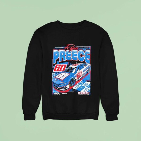 Ryan Preece No Ford Mustang Dark Horse For Rfk Racing Sweatshirt