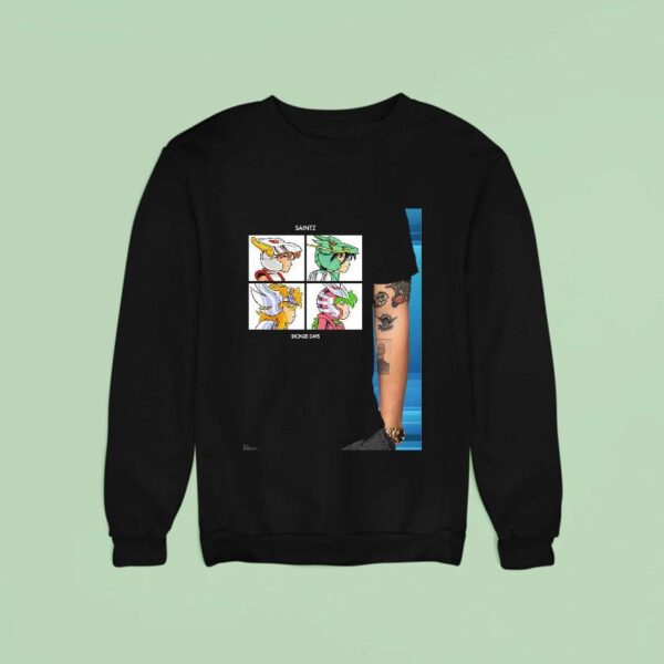 Saint Seiya In The Style Of Gorillaz Demon Days Sweatshirt