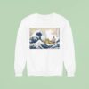 Salthill Wave Style The Great Wave Off Kanagawa Parody Sweatshirt
