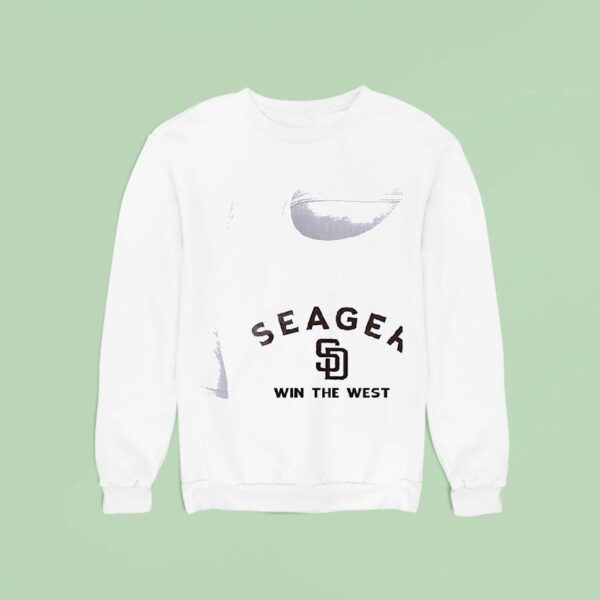 San Diego Padres X Seager Win The West Silhouette Sweatshirt