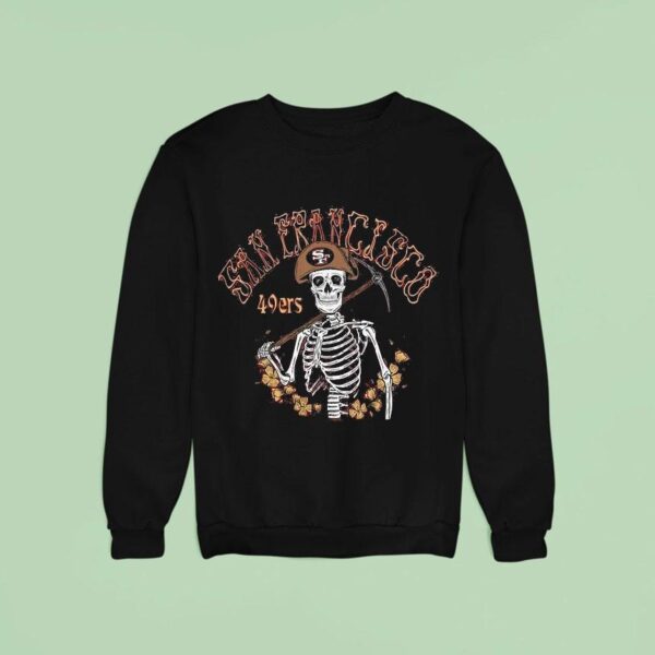 San Francisco Ers Nfl X Grateful Dead Skeleton Sweatshirt