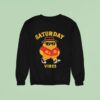 Saturday Vibes Cartoon Sweatshirt