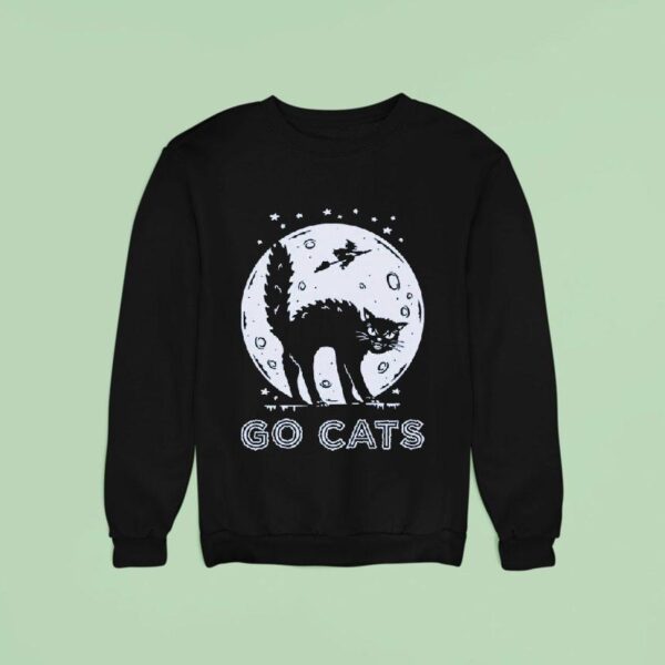 Scary Go Cats Halloween Sweatshirt