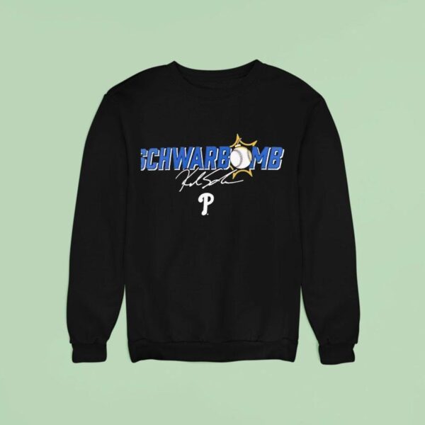 Schwarbomb Philadelphia Phillies Kyle Schwarber Signature Sweatshirt