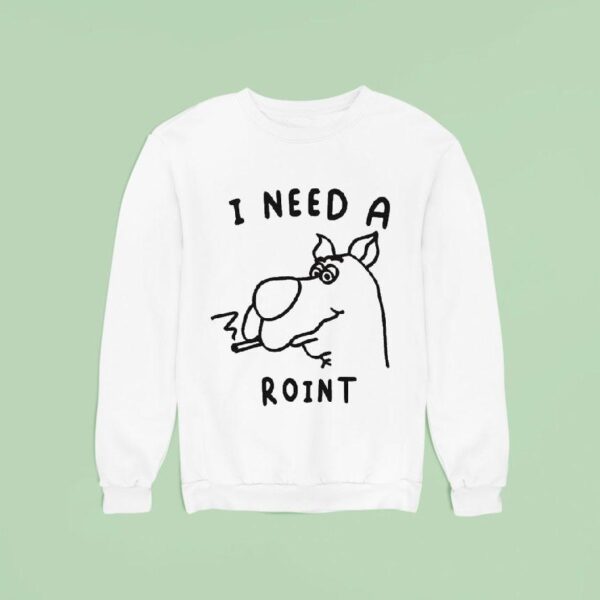 Scooby Doo I Need A Print Dog Cigarettes Sweatshirt