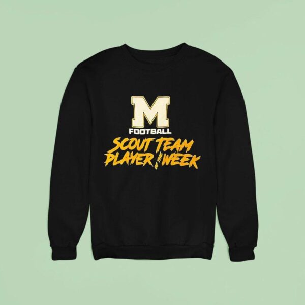 Scout Team Player Of The Week Michigan Wolverines Football Sweatshirt