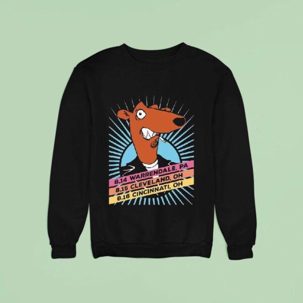 Screeching Weasel Pittsburgh Cleveland And Cincinnati Cigarettes Sweatshirt