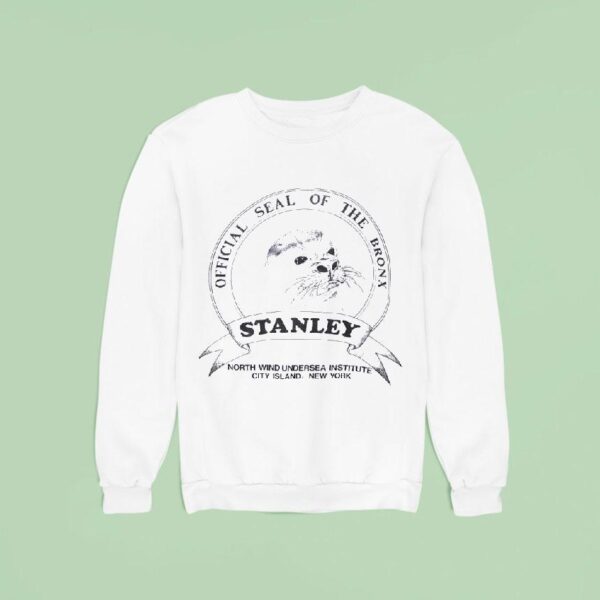 Seal Of The Bronx Stanley North Wind Undersea Institute City Island New York Sweatshirt