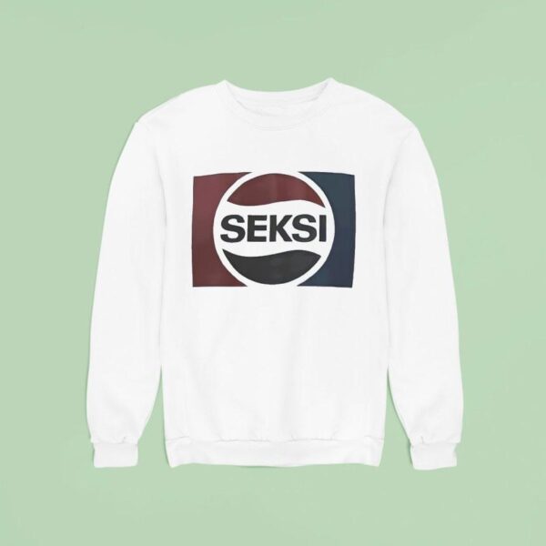 Seksi Style Pepsi Logo Parody Sweatshirt