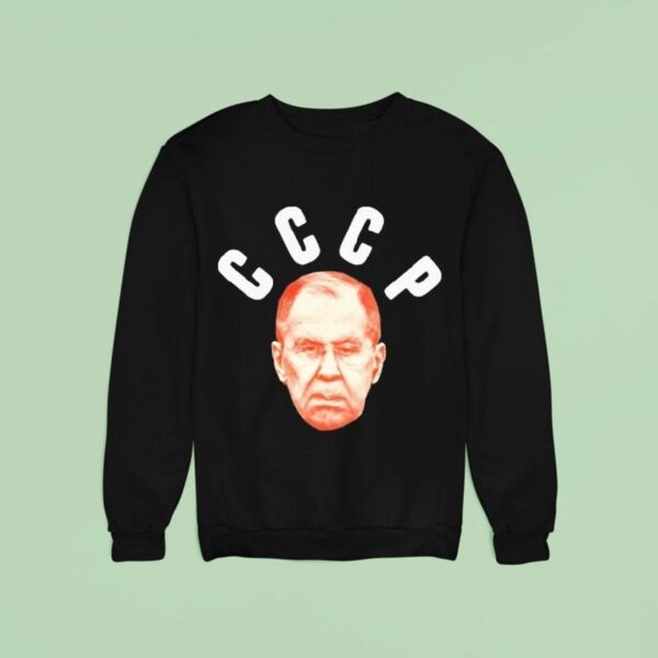 Sergey Viktorovich Lavrov Ussr Cccp Face Head Sweatshirt