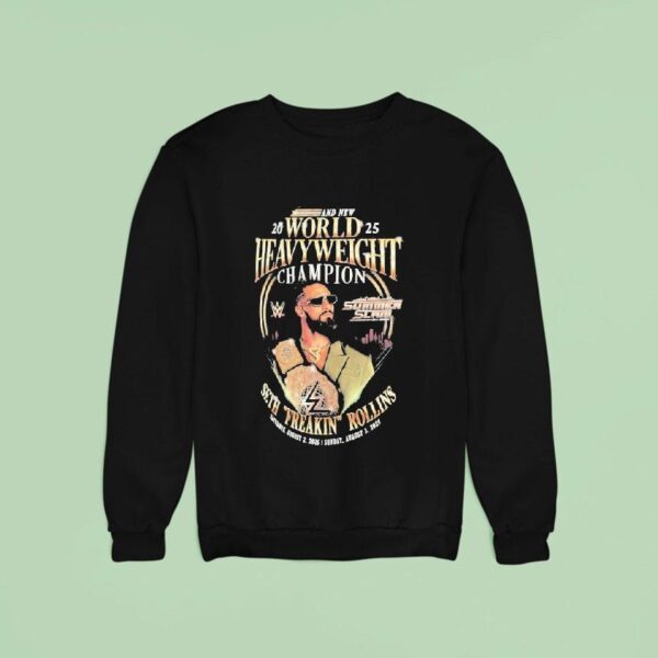 Seth Rollins And New World Heavyweight Champion Summer Slam Sweatshirt
