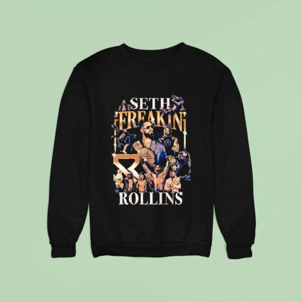 Seth Rollins Wwe Graphic Sweatshirt