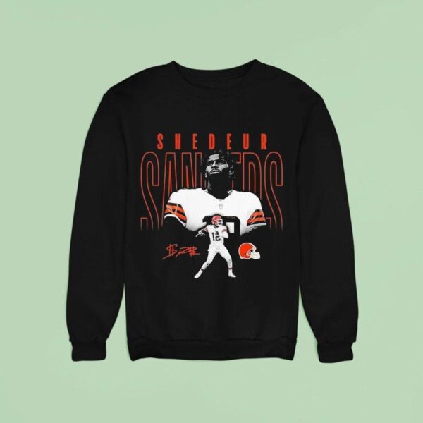 Shedeur Sanders Cleveland Browns Black Humble Shadow Player Sweatshirt