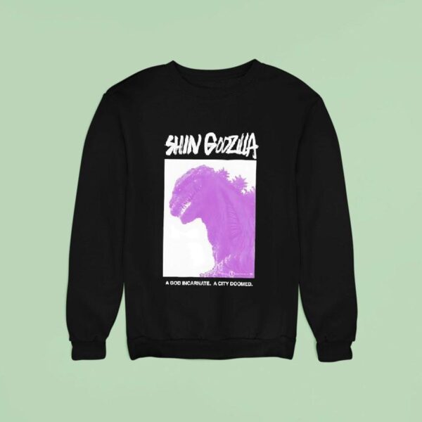 Shin Godzilla A God Incarnate A City Doomed Sweatshirt
