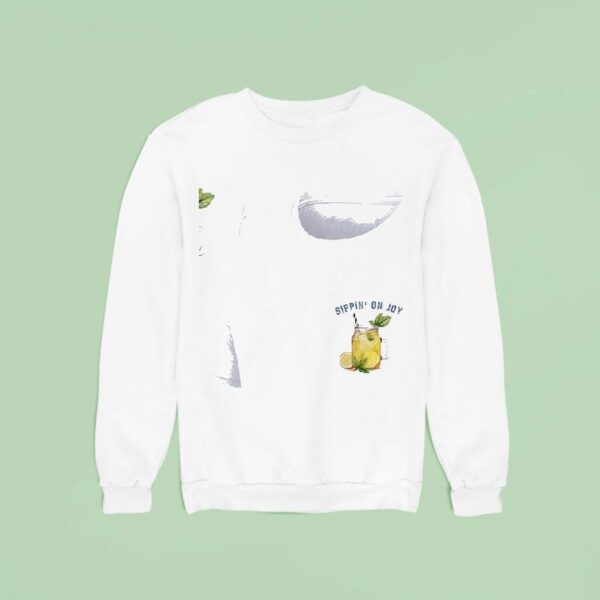 Sippin On Joy Life Gave Me Lemons But Jesus Made Lemonade Sweatshirt