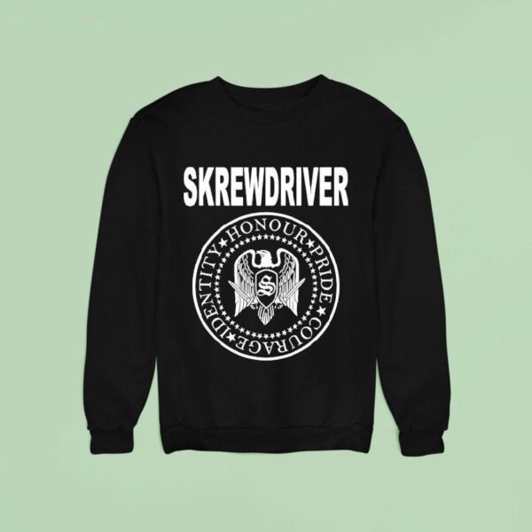 Skrewdriver Identity Honour Pride Courage Sweatshirt