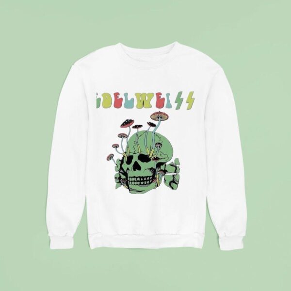 Skull Edelweiss Mushroom Sweatshirt