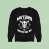Skull Metsies Never Die Baseball Sweatshirt