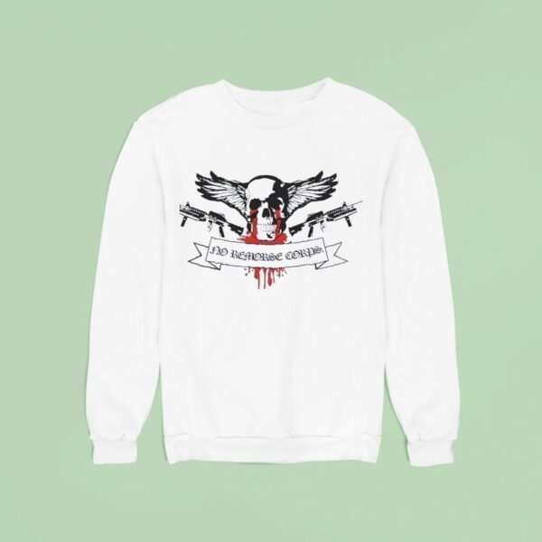Skull Wings No Remorse Corps Sweatshirt