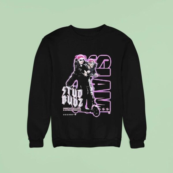 Slam Studbudz Courtney Williams And Natisha Hiedeman Minnesota Lynx Graphic Sweatshirt