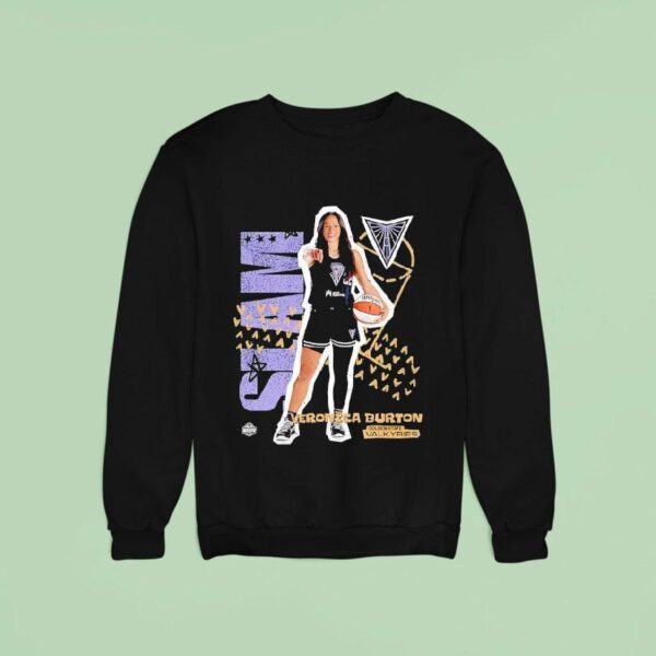 Slam Veronica Burton Golden State Valkyries Basketball Sweatshirt