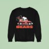 Snoopy And Woodstock Driving Car Chicago Bears Sweatshirt