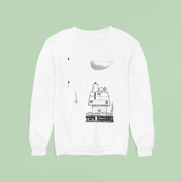 Snoopy Happiness Is Taking The Long Way Around Sweatshirt