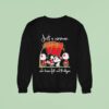 Snoopy The Peanuts Wisconsin Badgers Just A Woman Who Loves Fall And Badgers Sweatshirt