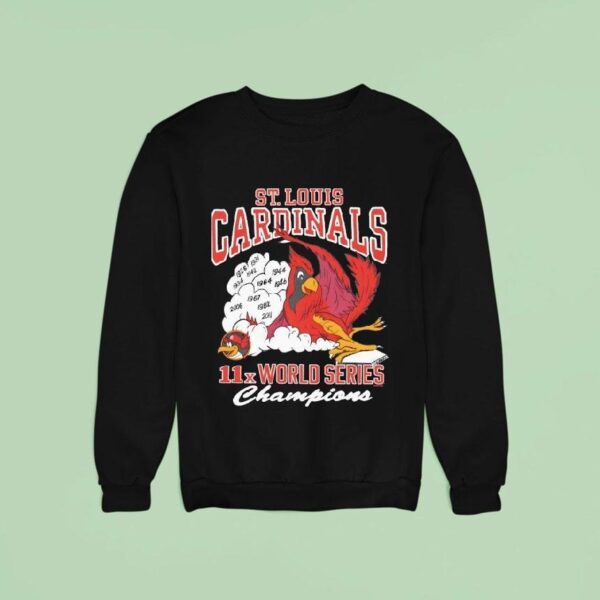 St Louis Cardinals X World Series Champions Sweatshirt