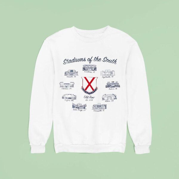 Stadiums Of The South Old Row Est Sweatshirt