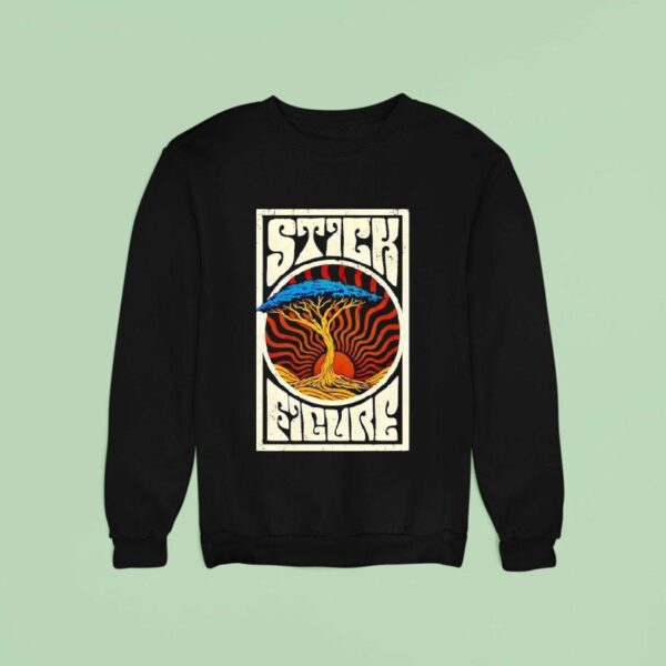 Stick Figure Sunrise Tree Sweatshirt