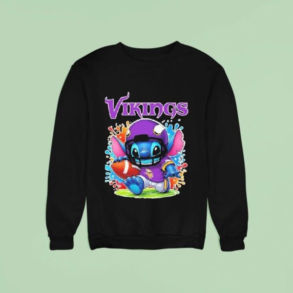 Stitch Fan Minnesota Vikings Nfl Sweatshirt