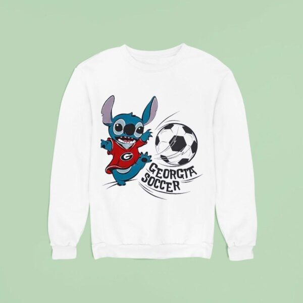 Stitch Georgia Bulldogs Soccer Sweatshirt