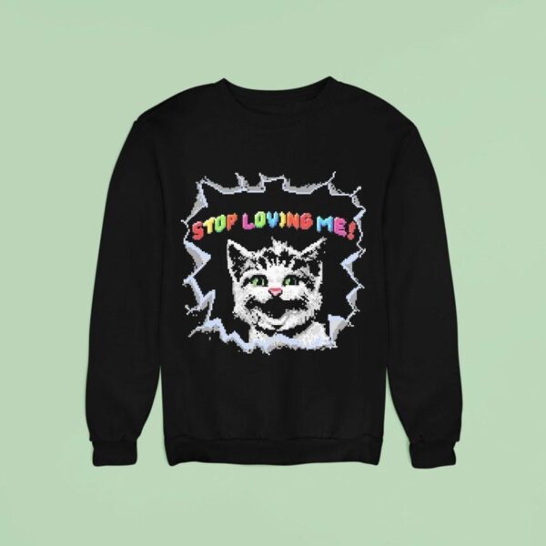 Stop Loving Me Pixel Ca Sweatshirt
