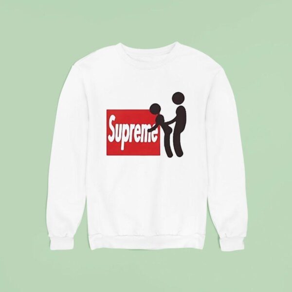 Supreme Meme Logo Sweatshirt
