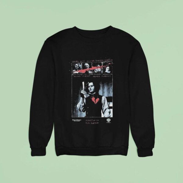 Sweeney Todd Dream Works Pictures Johnny Depp Helena Bonham Carter Never Forget Never Forgive Sweatshirt